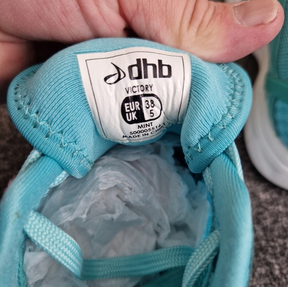 DHB Victory Running Trainers Womens Size 5 UK Blue - Picture 8 of 11
